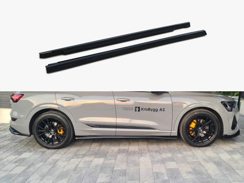 Maxton Side Skirts Diffusers Audi e-Tron S-Line Maxton Side Skirts Diffusers Audi e-Tron S-Line