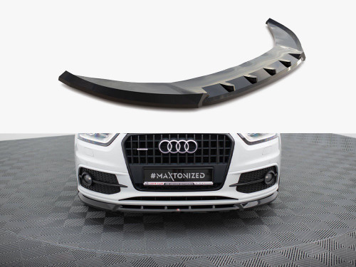 Maxton Front Splitter V.1 Audi Q3 S-Line 8U Maxton Front Splitter V.1 Audi Q3 S-Line 8U