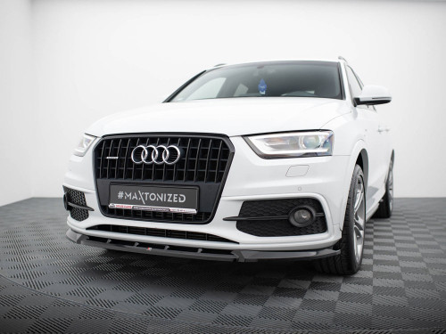 Maxton Front Splitter V.1 Audi Q3 S-Line 8U Maxton Front Splitter V.1 Audi Q3 S-Line 8U