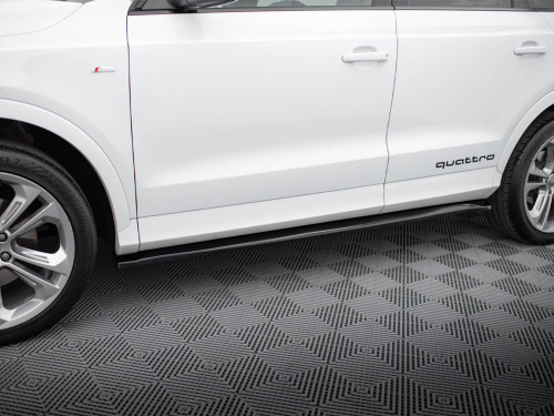 Maxton Side Skirts Diffusers Audi Q3 S-Line 8U Maxton Side Skirts Diffusers Audi Q3 S-Line 8U