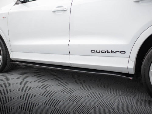 Maxton Side Skirts Diffusers Audi Q3 S-Line 8U Maxton Side Skirts Diffusers Audi Q3 S-Line 8U