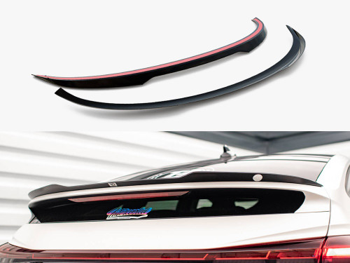 Maxton Spoiler CAP Audi Q4 e-Tron Sportback Mk1 Maxton Spoiler CAP Audi Q4 e-Tron Sportback Mk1