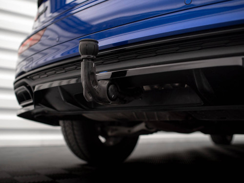 Maxton Central Rear Splitter (Vertical Bars) Audi Q5 S-Line SUV Mk2 Facelift Maxton Central Rear Splitter (Vertical Bars) Audi Q5 S-Line SUV Mk2 Facelift