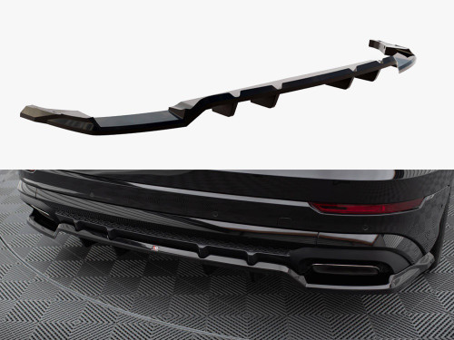 Maxton Rear Splitter (Vertical Bars) V.1 Audi SQ8 / Q8 S-Line Mk1 Facelift