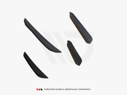 Maxton Front Bumper Wings (Canards) Audi R8 Mk2 Facelift