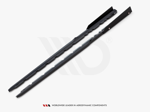 Maxton Side Skirts Diffusers V.2 + Flaps Audi R8 Mk2 Facelift
