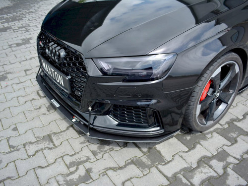 Maxton Front Racing Splitter V.1 Audi RS3 8V Facelift Sportback (2017-20)