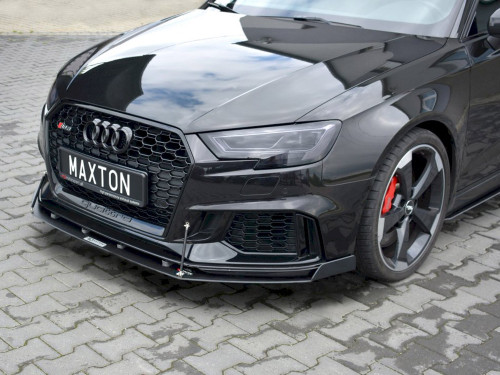 Maxton Front Racing Splitter V.2 Audi RS3 8V Facelift Sportback (2017-20) Maxton Front Racing Splitter V.2 Audi RS3 8V Facelift Sportback (2017-20)