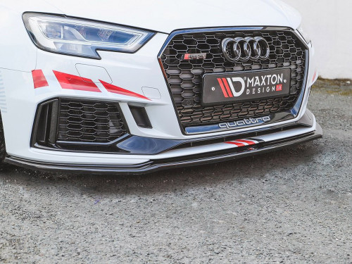 Maxton Front Splitter V.2 Audi RS3 8V Facelift Sportback (2017-2020) Maxton Front Splitter V.2 Audi RS3 8V Facelift Sportback (2017-2020)