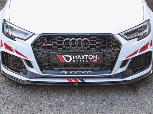 Maxton Front Splitter V.2 Audi RS3 8V Facelift Sportback (2017-2020)