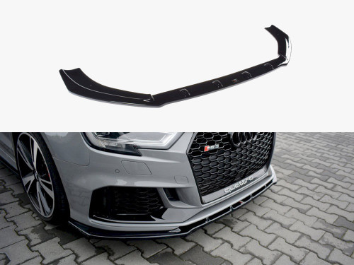 Maxton Front Splitter V.1 Audi RS3 8V Facelift Sedan