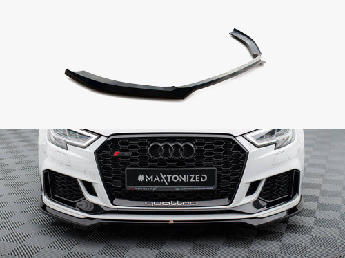 Maxton Front Splitter V.5 Audi RS3 Sedan 8V Facelift Maxton Front Splitter V.5 Audi RS3 Sedan 8V Facelift