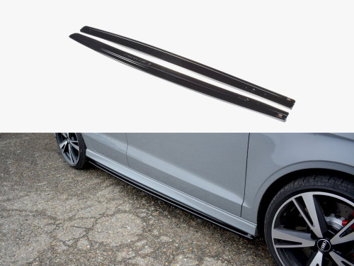 Maxton Side Skirts Diffusers Audi RS3 8V Facelift Sedan (2017-20)