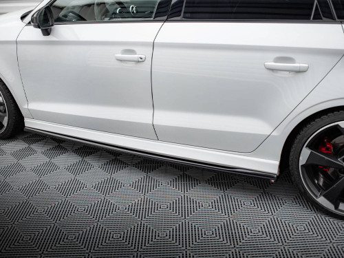 Maxton Side Skirts Diffusers V.2 Audi RS3 Sedan 8V Facelift Maxton Side Skirts Diffusers V.2 Audi RS3 Sedan 8V Facelift