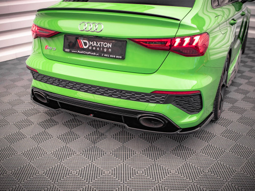 Maxton Central Rear Splitter Audi RS3 Sedan 8Y Maxton Central Rear Splitter Audi RS3 Sedan 8Y