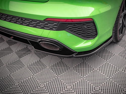 Maxton Central Rear Splitter Audi RS3 Sedan 8Y Maxton Central Rear Splitter Audi RS3 Sedan 8Y
