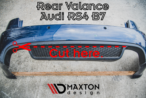 Maxton Rear Valance Audi RS4 B7 Maxton Rear Valance Audi RS4 B7