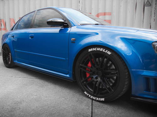 Maxton Side Skirts Splitters Audi RS4 B7