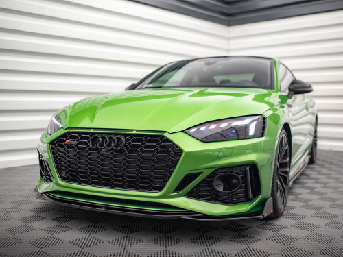 Maxton Front Splitter V.1 + Flaps Audi RS5 F5 Facelift Maxton Front Splitter V.1 + Flaps Audi RS5 F5 Facelift