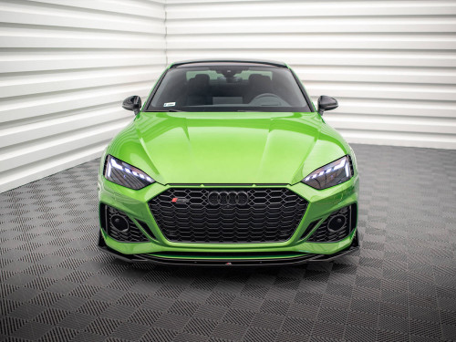 Maxton Front Splitter V.1 + Flaps Audi RS5 F5 Facelift Maxton Front Splitter V.1 + Flaps Audi RS5 F5 Facelift