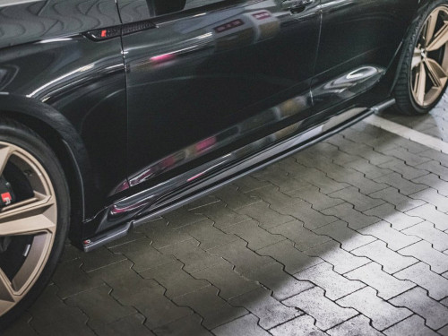 Maxton Side Skirts Diffusers Audi RS5 Sportback F5 Facelift Maxton Side Skirts Diffusers Audi RS5 Sportback F5 Facelift