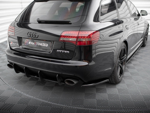 Maxton Rear Side Splitters Audi RS6 Avant C6