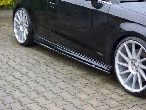 Maxton Side Skirts Diffusers Audi S3 / A3 S-line 8V / 8V FL Hatchback Maxton Side Skirts Diffusers Audi S3 / A3 S-line 8V / 8V FL Hatchback
