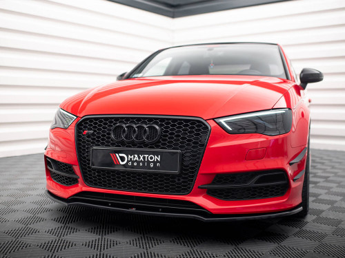 Maxton Front Splitter V.2 Audi S3 / A3 S-Line 8V Sedan / Cabrio (2013-2016)