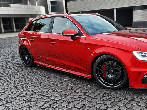 Maxton Side Skirts Diffusers Audi S3 / A3 S-line 8V / 8V FL Sportback Maxton Side Skirts Diffusers Audi S3 / A3 S-line 8V / 8V FL Sportback