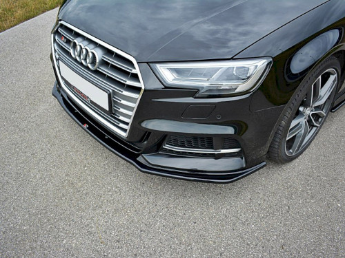 Maxton Front Splitter V.1 Audi S3 / A3 S-Line Hatchback / Sportback 8V Facelift Maxton Front Splitter V.1 Audi S3 / A3 S-Line Hatchback / Sportback 8V Facelift