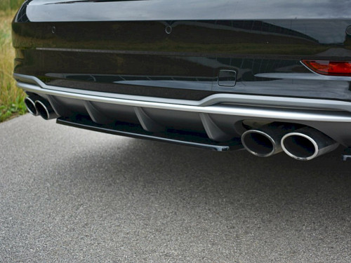 Maxton Central Rear Splitter Audi S3 8V FL Sedan (2017-) Maxton Central Rear Splitter Audi S3 8V FL Sedan (2017-)
