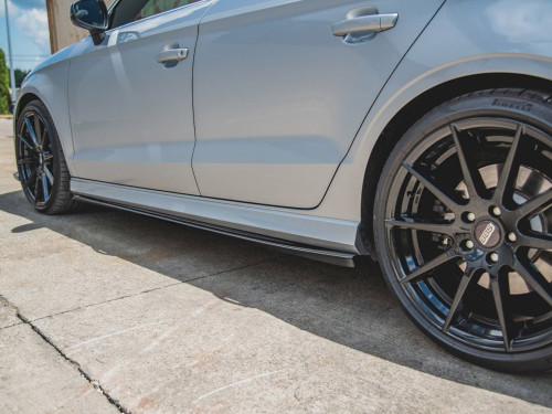 Maxton Side Skirts Diffusers V.2 Audi S3 Sedan 8V Facelift (2016-2020) Maxton Side Skirts Diffusers V.2 Audi S3 Sedan 8V Facelift (2016-2020)