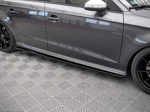 Maxton Side Skirts Diffusers Audi S3 / A3 S-Line Sportback 8V Facelift Maxton Side Skirts Diffusers Audi S3 / A3 S-Line Sportback 8V Facelift