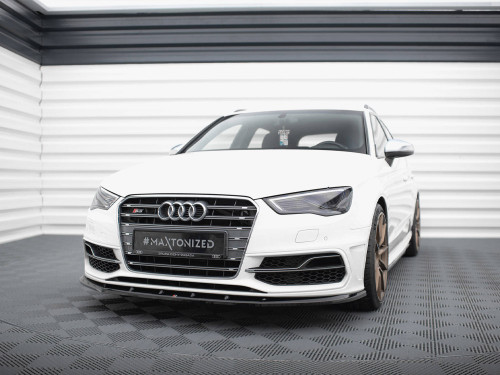 Maxton Front Splitter V.1 Audi S3 / A3 S-Line Sportback / Hatchback 8V Maxton Front Splitter V.1 Audi S3 / A3 S-Line Sportback / Hatchback 8V