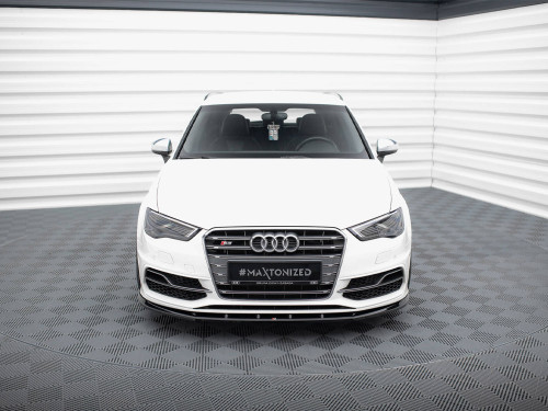 Maxton Front Splitter V.1 Audi S3 / A3 S-Line Sportback / Hatchback 8V