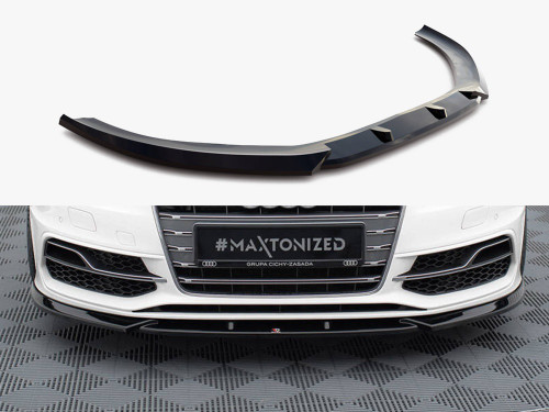 Maxton Front Splitter V.2 Audi S3 / A3 S-Line Sportback / Hatchback 8V