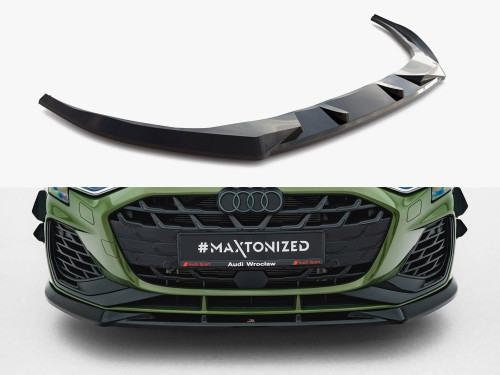 Maxton Front Splitter V.1 Audi S3 Sportback / A3 S-Line Sportback 8Y Facelift