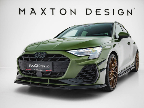 Maxton Front Splitter V.1 Audi S3 Sportback / A3 S-Line Sportback 8Y Facelift