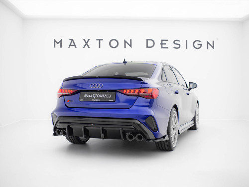Maxton Rear Valance Audi S3 Sedan 8Y Facelift Maxton Rear Valance Audi S3 Sedan 8Y Facelift