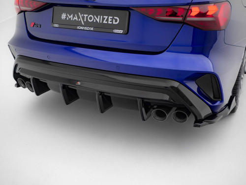 Maxton Rear Valance Audi S3 Sedan 8Y Facelift Maxton Rear Valance Audi S3 Sedan 8Y Facelift