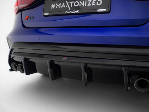 Maxton Rear Valance Audi S3 Sedan 8Y Facelift Maxton Rear Valance Audi S3 Sedan 8Y Facelift