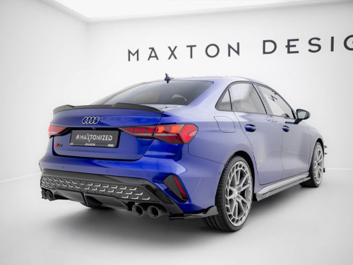 Maxton Rear Side Splitters V.2 Audi S3 Sedan 8Y Facelift Maxton Rear Side Splitters V.2 Audi S3 Sedan 8Y Facelift