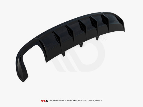 Maxton Rear Valance Audi A4 S-Line Sedan B8 (Version with dual exhaust tips on one side) Maxton Rear Valance Audi A4 S-Line Sedan B8 (Version with dual exhaust tips on one side)