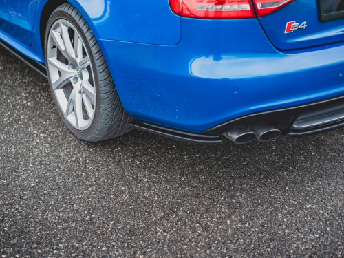 Maxton Rear Side Splitters Audi S4 / A4 S-Line B8 Sedan