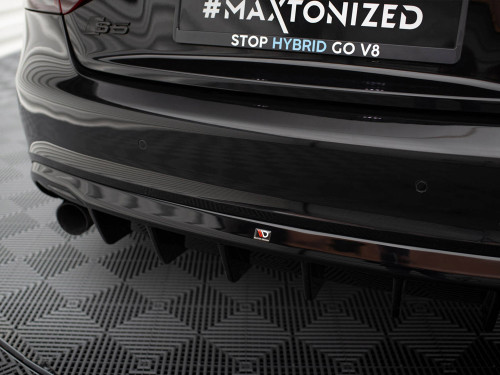Maxton Rear Valance Audi A5 Coupe / Cabrio S-Line 8T (Version with single exhausts on both sides) Maxton Rear Valance Audi A5 Coupe / Cabrio S-Line 8T (Version with single exhausts on both sides)