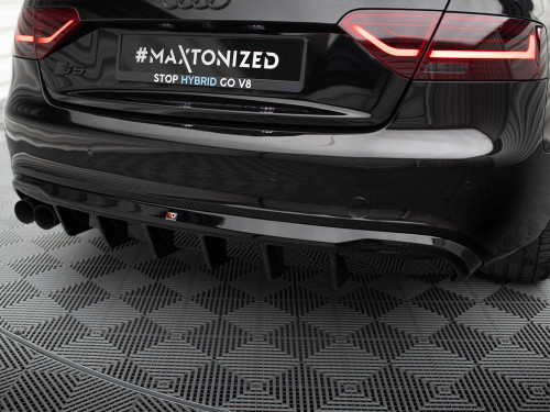 Maxton Rear Valance Audi A5 Coupe / Cabrio S-Line 8T (Single side dual exhaust version) Maxton Rear Valance Audi A5 Coupe / Cabrio S-Line 8T (Single side dual exhaust version)