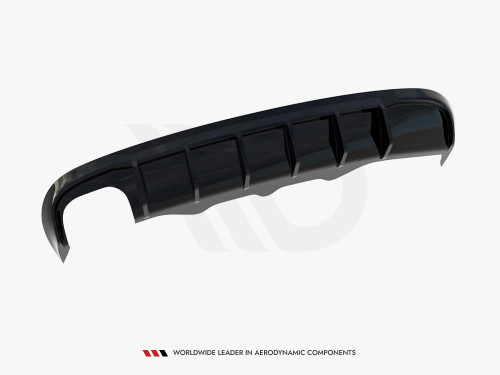 Maxton Rear Valance Audi A5 S-Line Sportback 8T (Version with dual exhaust tips on one side)