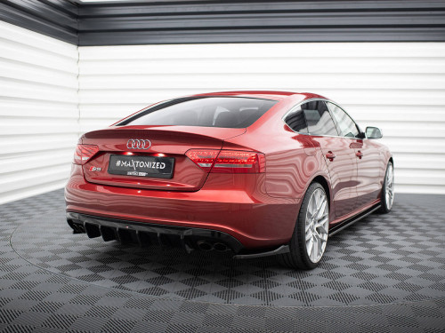 Maxton Rear Side Splitters Audi S5 / A5 S-Line Sportback 8T