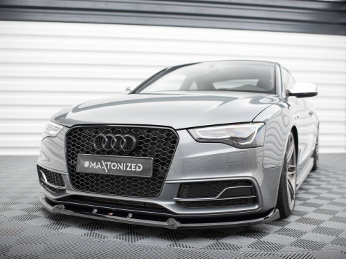 Maxton Front Splitter V.3 Audi S5 / A5 S-Line Coupe / Sportback 8T Facelift Maxton Front Splitter V.3 Audi S5 / A5 S-Line Coupe / Sportback 8T Facelift