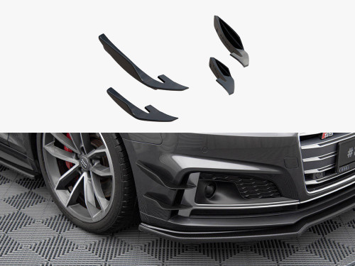 Maxton Front Bumper Wings (Canards) Audi S5 / A5 S-Line Coupe / Sportback F5 Maxton Front Bumper Wings (Canards) Audi S5 / A5 S-Line Coupe / Sportback F5